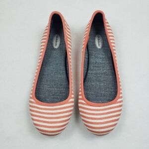 Women's Striped Coral FlatsDr. Scholl's Striped Ballet Flats – Size 7.5M